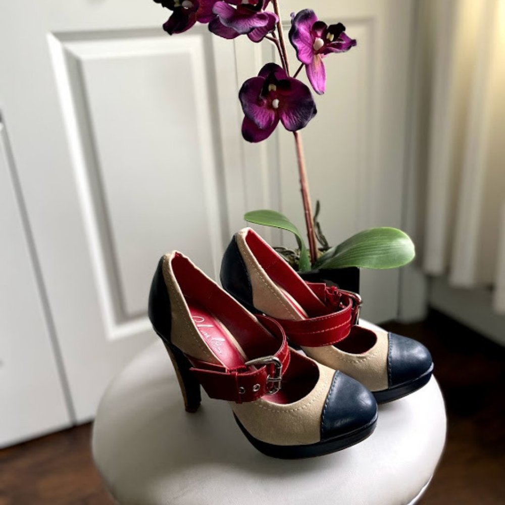 Charles David Mary Jane Heels  Size 5